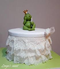 #cake #frogprince.wish i would've gotten this cake for my son's frog themed first birthday party. Princess Frog Birthday Cake Cake By Lengo S Sweet Cakesdecor
