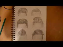 How To Draw Boys Hair With Pencil Step By Step Drawing The Easy Way Youtube How To Draw Hair Boy Hairstyles Hair Sketch