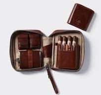 Havana Leather Cigar Travel Case | Pappy & Company