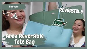 #BagReview: Lacoste Women’s Anna Reversible Bicolor Tote Bag 🐊