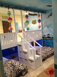 H O W C U T E We Had A Custom Bedroom Beach Shack Built Like This For Nix But I Love The Idea Of A Front P Kid Room Decor