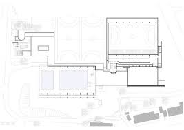 Sports Centre In Leonberg 4a Architekten Sports Centre Floor Plans
