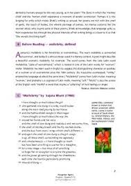 Igcse Poetry Muliebrity By Sujata Bhatt Worksheets Exam Prep Answers Exam Prep Essay Questions Exam