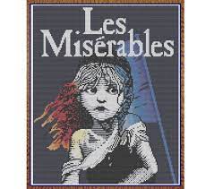Counted cross stitch versus stamped cross stitch is the age old question. Les Miserables The Musical Counted Cross Stitch Pattern Etsy Cross Stitch Cross Stitch Patterns Counted Cross Stitch