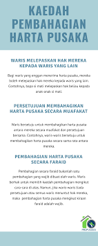 Harta pusaka dalam tertib ini selalu terdiri dari harta kekayaan sendiri ditambah dengan separuh atau dua pertiga untuk suami dan sepertiga buat isteri. Pro Pusaka Kaedah Pembahagian Harta Pusaka Assalamualaikum Dalam Entri Kali Ini Kita Akan Membincangkan Mengenai Kaedah Pembahagian Harta Pusaka Ramai Dalam Kalangan Kita Tidak Mengetahui Tentang Bagaimana Pembahagian Harta Pusaka Antara
