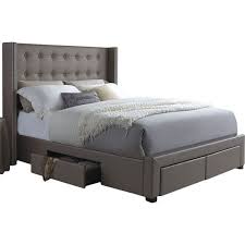 These platform bed contemporary come with amazing features and enhance safety and the quality of sleep. Thousand Oaks Storage Platform Bed Reviews Liked On Polyvore Featuring Home Furniture Beds Mode Upholstered Storage Bed Sofa Bed Frame Upholstered Storage