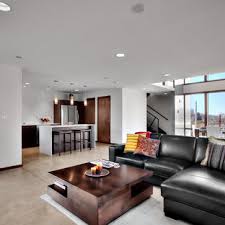 Symmetry is consistent in the tables and lamps as well, balancing the room and creating a sense of order that will work best for homeowners who prefer. Living Room Center Table Ideas Photos Houzz