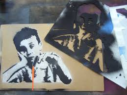 Graffiti multi layer stencil art. Creating Complex Spraypaint Stencils By Hand 7 Steps Instructables