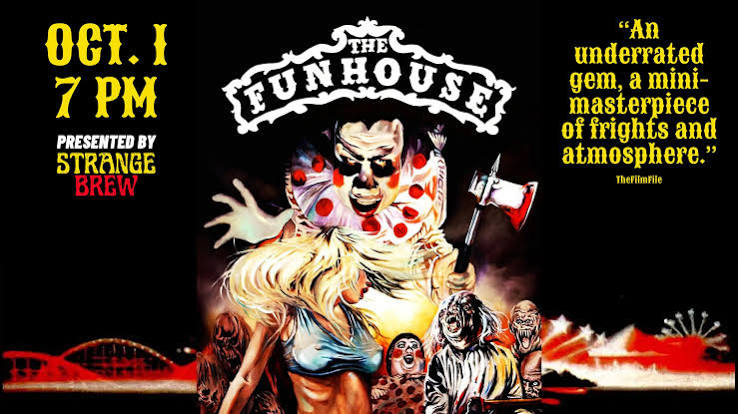 THE FUNHOUSE (1981) presented by Strange Brew – ARKADIN CINEMA & BAR
