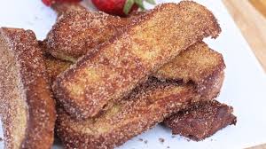 I think it's best to do this the night before and leave the bread in an open ziplock bag. Cinnamon Sugar French Toast Sticks Recipe
