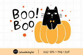From wikimedia commons, the free media repository. Black Cat In Pumpkin Halloween Svg File Graphic By Catandme Creative Fabrica