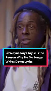#LilWayne let it be known! #Jay-Z is the inspiration to why he stopped  writing his own lyrics. 🎥 @The Pivot Podcast