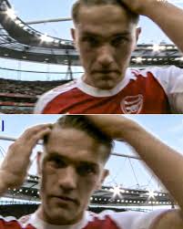 Football player's hair and personality traits