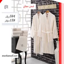 المنتج طقم برنس حمام تركي مزدوج رجالي ونسائي مطرز قطن Ct 5501001 السعر 594 00 ريال 158 40 دولار شحن مجاني التوصيل لباب العم Duster Coat Coat Lab Coat