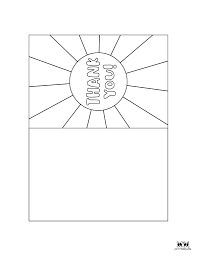 Let them color away to make the cutest teacher thank you card ever! 150 Printable Thank You Cards Free Printabulls