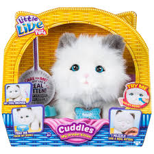 Peluche Interactive Chaton Calin Giochi Little Live Pets Kitten Plush Toy Pets Cuddling