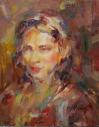 Contemporary Abstract Mixed Media Painting "Extended Reach" by Intuitive  Artist Joan Fullerton