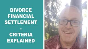 What is the criteria family courts use for divorce financial settlements?  McKenzie Friend explains