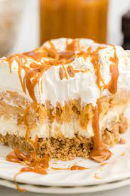 No Bake Butterscotch Delight Dessert Recipe Desserts Homemade Graham Crackers Dessert Recipes