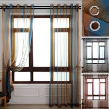 So much more than i ever anticipated. Goory 1 2pcs Curtains Gradient Multi Color Sheer Drapes Tulle Volie Window Door Curtains For Living Room Bedroom Decoration Walmart Com Walmart Com