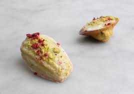 I changed the quantity for making madeleines more easily. Raspberry Pistachio Madeleines Nuvo