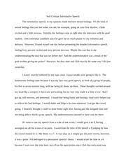 By flosspapers posted on february 17, 2019. Self Critique Essay Self Critique Informative Speech The Informative Speech In My Opinion Made Me Have Mixed Feelings Its The Kind Of Mixed Feelings Course Hero
