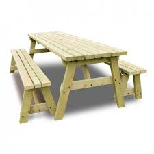 Choose from contactless same day delivery, drive up and more. Buy 4ft Picnic Table Wooden Garden Dining Table And Bench Set