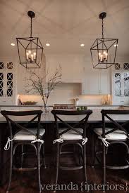 Find new pendant lighting for your home at joss & main. Two Tone Kitchen With Beautiful Symmetry Lighting And Chairs Veranda Interiors Shaker Style Kitchens Kitchen Styling