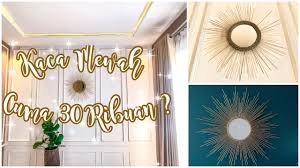 Daripada memasang cermin yang tidak disukai, anda bisa membuat cermin sendiri menggunakan lembaran kaca yang terdapat di dalam bingkai foto dan cat semprot dengan efek cermin. Diy Sunburst Mirror Cara Membuat Cermin Mewah Murah Kaca Mewah Diy Luxurious Mirror Youtube