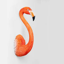 Flamingo Head Neck 72cm Wall Decor Hurn And Hurn Wall Decor Flamingo Hurn And Hurn