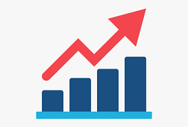 Chart Icon Blue Png Clipart Png Download Increase