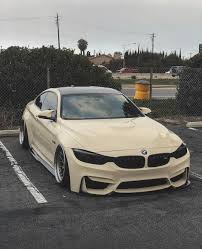 Bmw F82 M4 Cream Slammed Bmw Bmw M5 Bmw M3