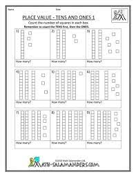 This packet also includes a google slide version Tens And Ones Math Worksheets For 1st Grade Grade 1 Tens And Ones Place Value Math School Worksheets For Primary And Elementary Math Education Common Core 1st Grade Math