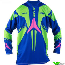 Alias A1 Mx Jersey Blue Neon Green M