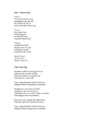 We did not find results for: Lirik Lagu Boh Hatee Versi Indonesia Arsia Lirik