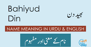 Bahiyud Din Name Meaning Bahiyud Din Meaning Definition Submitted names are contributed by users of this website. bahiyud din name meaning bahiyud din