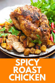 Easy Indian Style Chicken Roast Whole Chicken Roasted With Indian Spices Recipe Spicy Roast Chicken Indian Chicken Recipes Indian Chicken Dishes