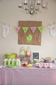 Spare Time Seersucker Pink Green Baby Shower Green Baby Shower Baby Shower Giraffe Baby Shower