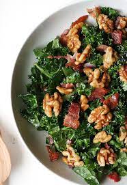 Maple Bacon And Walnut Kale Salad Ruled Me Recipe Kale Salad Kale Salad Recipes Lunch Recipes