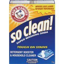 Washing soda, on the other hand, has a higher ph, which can boost cleaning power in many situations. Arm Hammer Laundry Soda 6 6 Lbs Canadian Tire