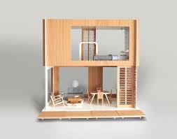 Miniio Les Maisons De Poupee Design Mango And Salt Maison De Poupee Maison De Poupees Moderne Maison