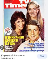 dear ole “ Lyn Wonky Warner” 😂..and the beautiful Peta Toppano and Barry  Quin 🌟 (Yep, us two & the makeup department totally nailing the hard nosed  felons look 🤣🥴)