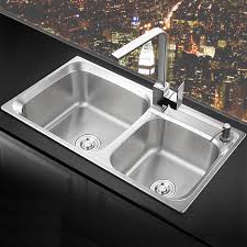 kitchen sink double slot 304 stainless