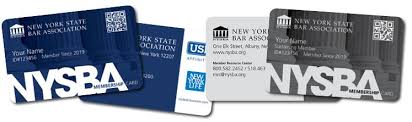 Online registration renewal is for new york state licensed professionals who are currently registered and in the final 5 months of their registration period. Membership Cards New York State Bar Association
