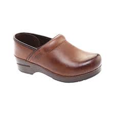 womens dansko professional clog size 37 r brown burnished nubuck