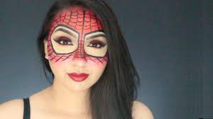 spiderman mask makeup tutorial easy
