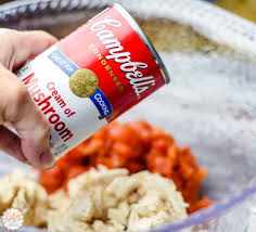 Full ingredient & nutrition information of the chicken with cream of mushroom soup served with rice calories. Easy Baked Chicken Spaghetti An Alli Event