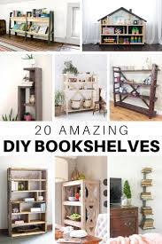 There are lots of bookshelf ideas that are both stylish and functional, and the best part is you can do most of them yourself! 20 Amazing Diy Bookshelf Plans And Ideas The House Of Wood