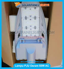 Lampu led juga telah dikenal sebagai lampu hemat energi. Jual Lampu Jalan Pju Led Osram Ledenvo 60 Watt Ac Solar Panel Surya