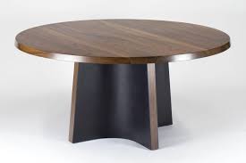 Skirt Round Dining Table In Walnut And Leather In 2020 Round Dining Table Dining Table Table Furniture
